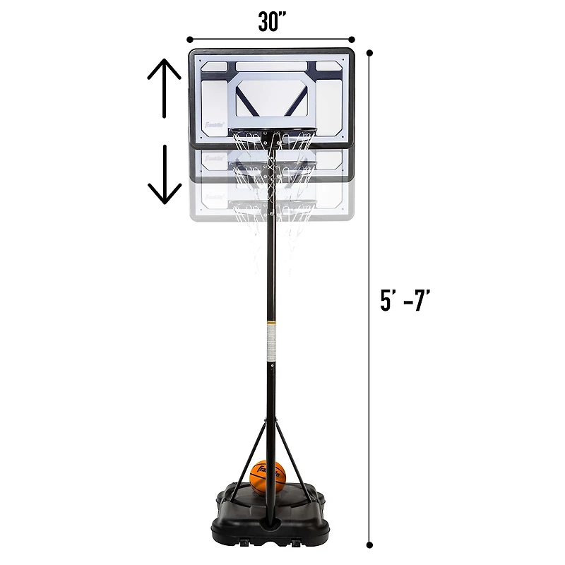 Franklin 30 in Portable Basketball System