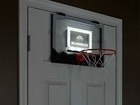 Silverback LED Light-Up Over the Door 18 in. Mini Basketball Hoop