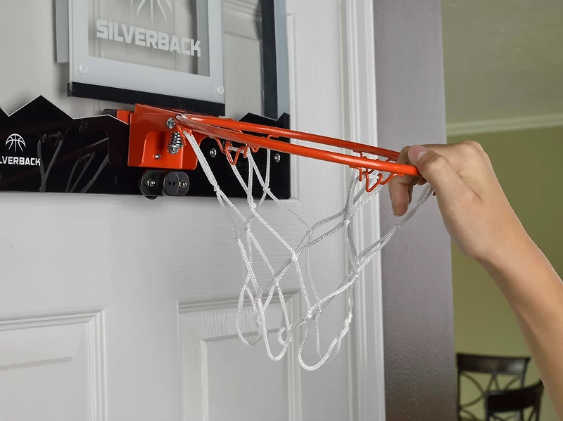 Silverback LED Light-Up Over the Door Mini Basketball Hoop