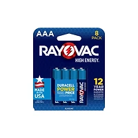 Rayovac AAA HIGH ENERGY Alkaline Batteries 8-Pack