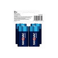 Rayovac D HIGH ENERGY Alkaline Batteries 4-Pack