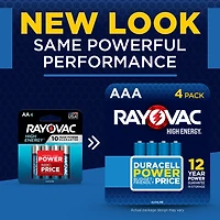 Rayovac High Energy Alkaline 9V Batteries 2-Pack