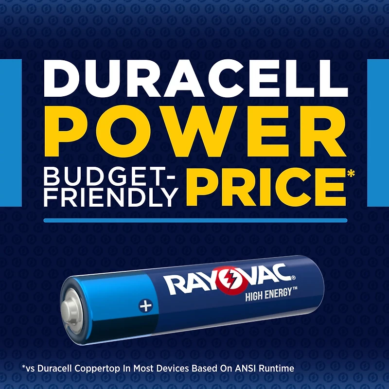 Rayovac High Energy Alkaline AA Batteries 16-Pack