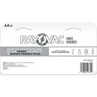 Rayovac High Energy Alkaline AA Batteries 16-Pack