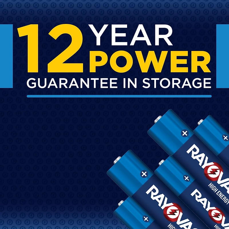 Rayovac High Energy Alkaline AA Batteries 16-Pack