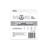 Rayovac High Energy Alkaline AA Batteries 8-Pack