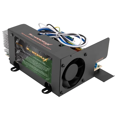 PowerMax PM3 MBA Series 110VAC to 12VDC Amp Lower Tray Converter with Built-in Smart Charger