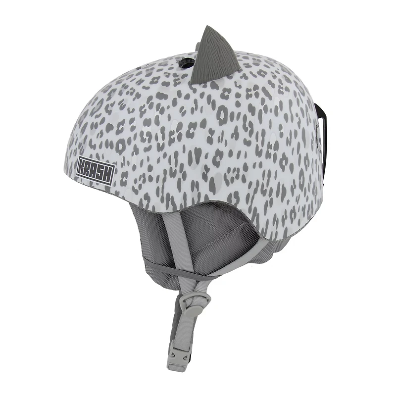 Krash Youth Silver Snow Leopard 54 - 58 cm Snow Helmet