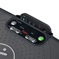 Sunny Health & Fitness Vibration Platform Machine with Resistance Bands