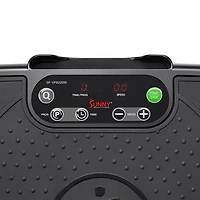 Sunny Health & Fitness Vibration Platform Machine with Resistance Bands