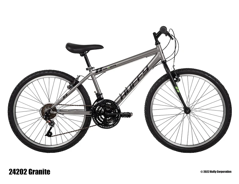 Huffy Kids' 24 in Granite 15-Speed Mountain Bike