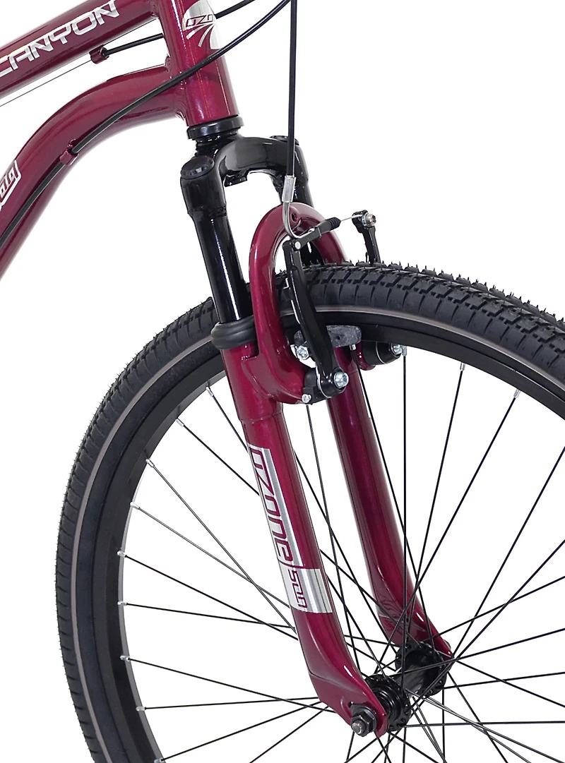 Ozone 500 Women’s 26 in Black Canyon Full Suspension Comfort Bike