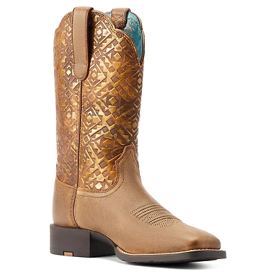 Ariat Women's Round Up Wide Square Toe Western Boots