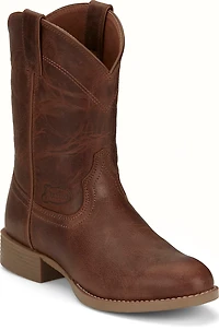 Justin Men's Stampede Roper 10" Pull On Boot