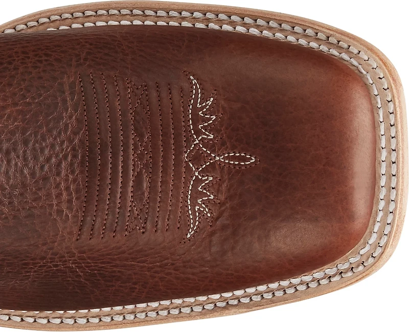 Tony Lama Men's Pecan Bison Americana Western Boots