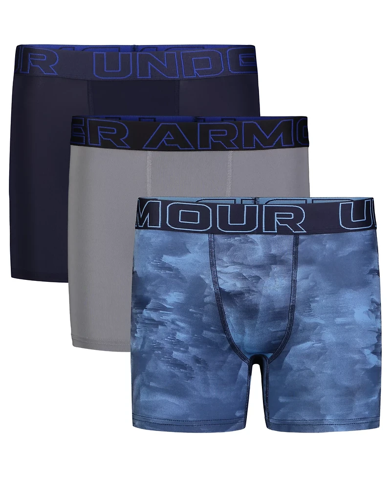 Under Armour Boys' Performance Tech Tie-Dye Boxer Briefs 3-Pack