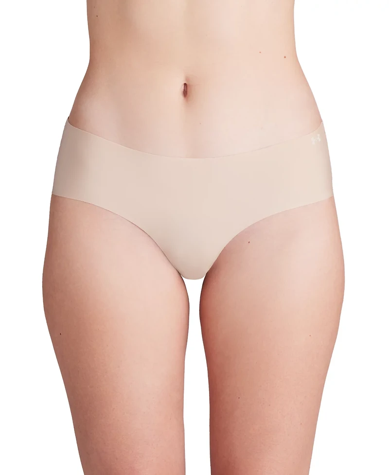 Under Armour Women's Pure Stretch No Show Hipster Underwear 3-Pack