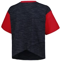 5th  Ocean by New Era USWNT Athletic Cross Back Cropped T-Shirt