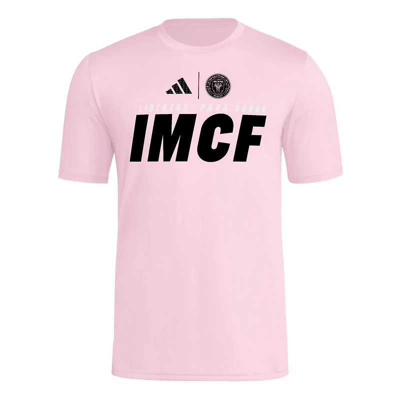 adidas Light Inter Miami CF 2025 Club World Cup Pre-Game T-Shirt
