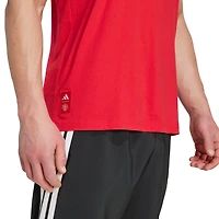 adidas Manchester United Three-Stripe Wordmark T-Shirt