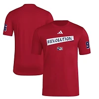 adidas New England Revolution 2025 Archive Collection Jersey Hook T-Shirt