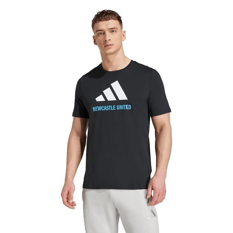 adidas Newcastle United Three-Stripe Wordmark T-Shirt