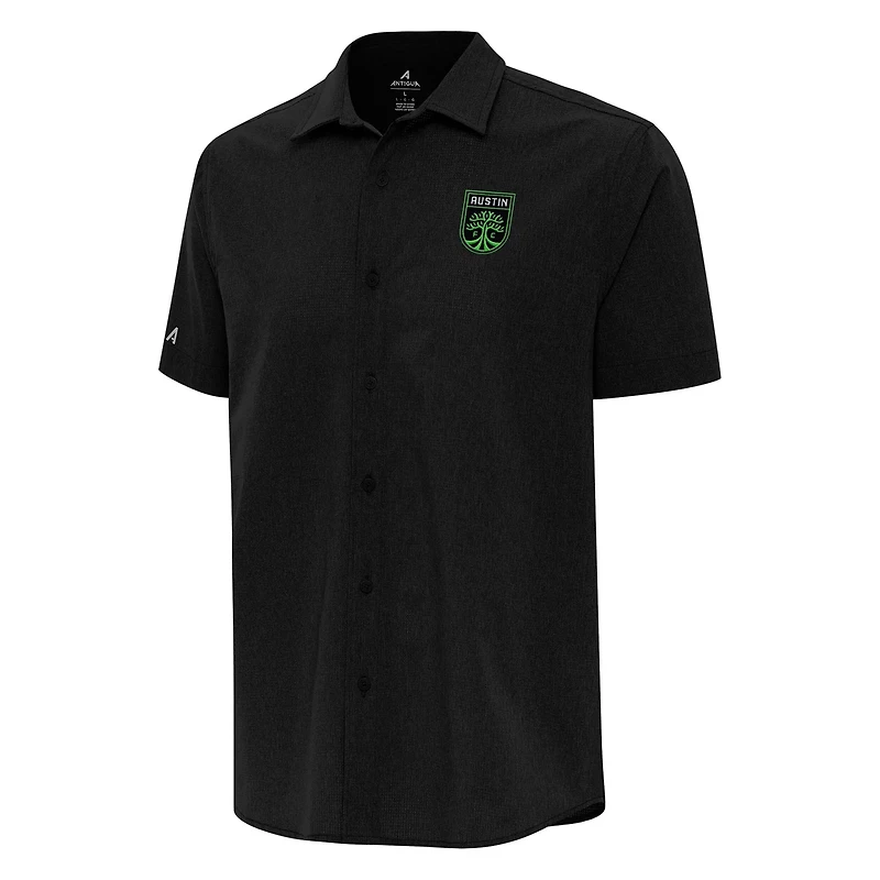 Antigua Austin FC Activate Woven Button-Up Shirt