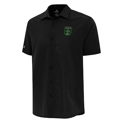 Antigua Austin FC Activate Woven Button-Up Shirt