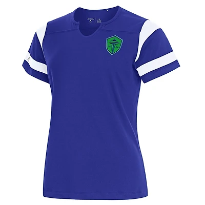 Antigua Seattle Sounders FC Encounter Notch Neck T-Shirt