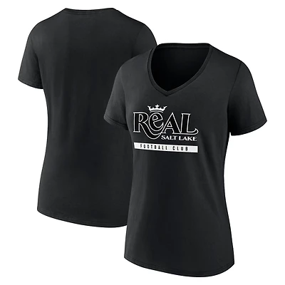 Fanatics Real Salt Lake Fundamentals Stealth V-Neck T-Shirt