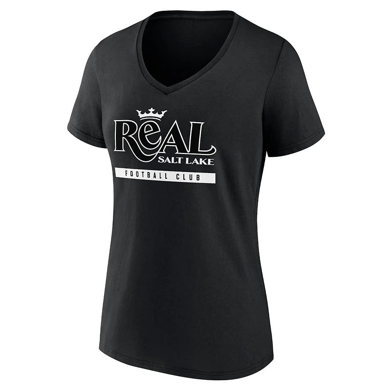 Fanatics Real Salt Lake Fundamentals Stealth V-Neck T-Shirt