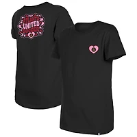 Girls Youth New Era Atlanta United FC Bubble Heart T-Shirt