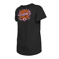 Girls Youth New Era Houston Dynamo FC Bubble Heart T-Shirt