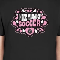 Girls Youth New Era Inter Miami CF Bubble Heart T-Shirt