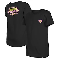 Girls Youth New Era Nashville SC Bubble Heart T-Shirt