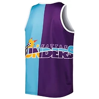 Mitchell  Ness Blue Seattle Sounders FC Sublimated Split Logo Tank Top