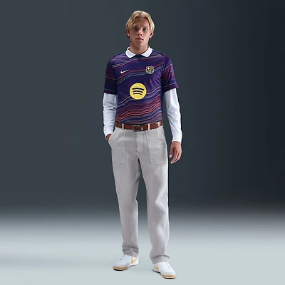 Nike Barcelona Home 2025 26 Academy Pro Pre-Match Top