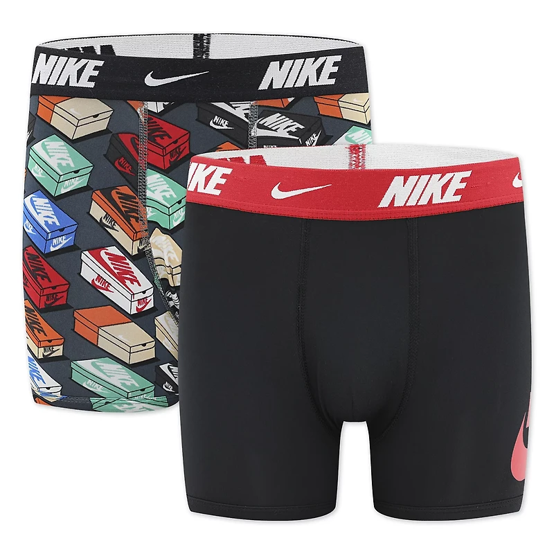 Nike Boys' Printed Boxer Briefs 2-Pack