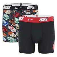 Nike Boys' Printed Boxer Briefs 2-Pack