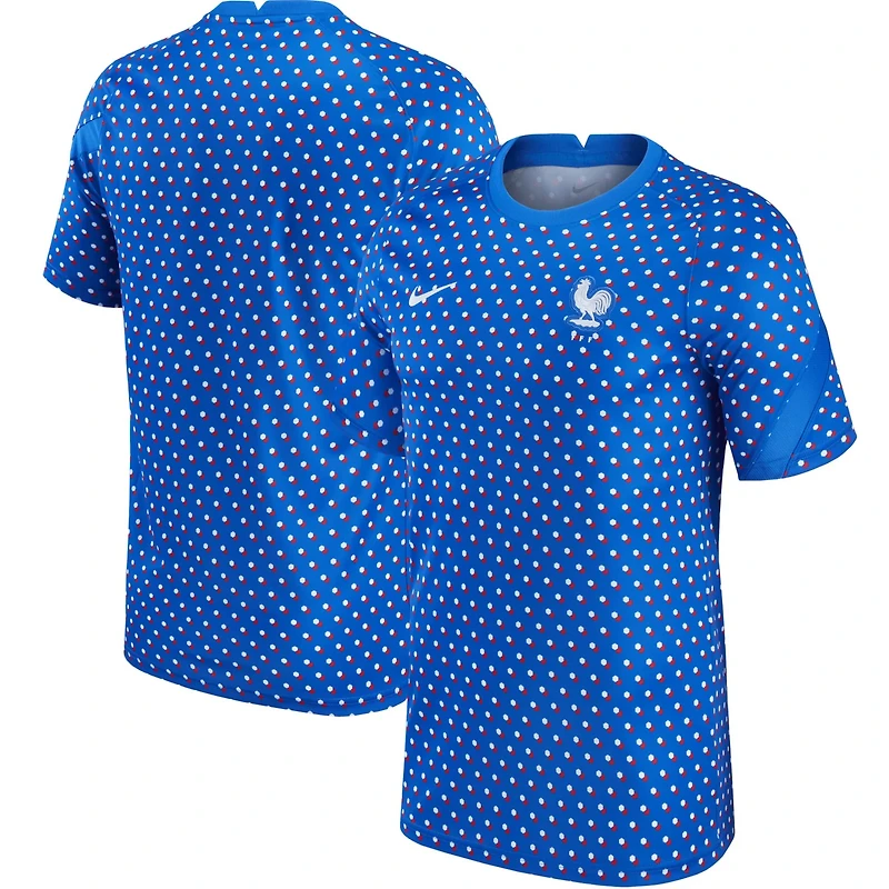 Nike France Wo National Team 2021 22 Pre-Match Top