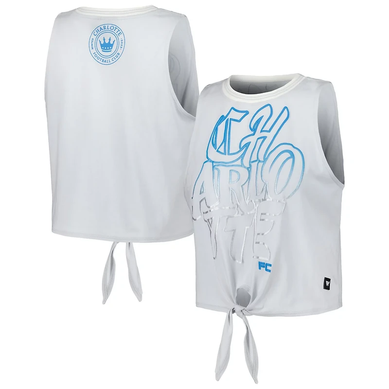 The Wild Collective Charlotte FC Twist-Tie Tank Top