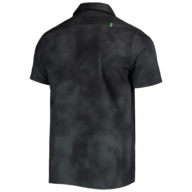 The Wild Collective Seattle Sounders FC Abstract Cloud Button-Up Shirt