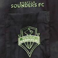 The Wild Collective Seattle Sounders FC Abstract Cloud Button-Up Shirt