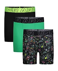 Under Armour Boy's Performance Tech Alien Boxer Briefs 3-Pack