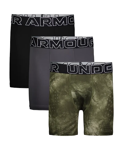 Under Armour Boy's Performance Tech Freedom Boxer Briefs 3-Pack