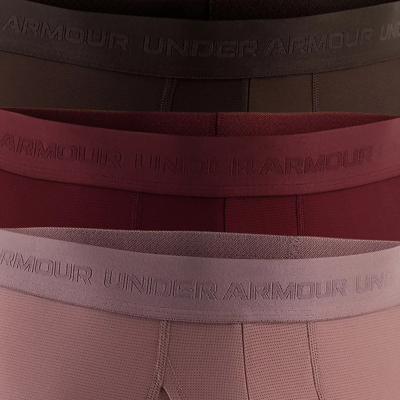 Under Armour Men's Performance Tech Mesh+ Solid Briefs 3-Pack