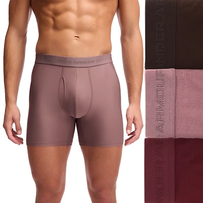 Under Armour Men's Performance Tech Mesh+ Solid Briefs 3-Pack