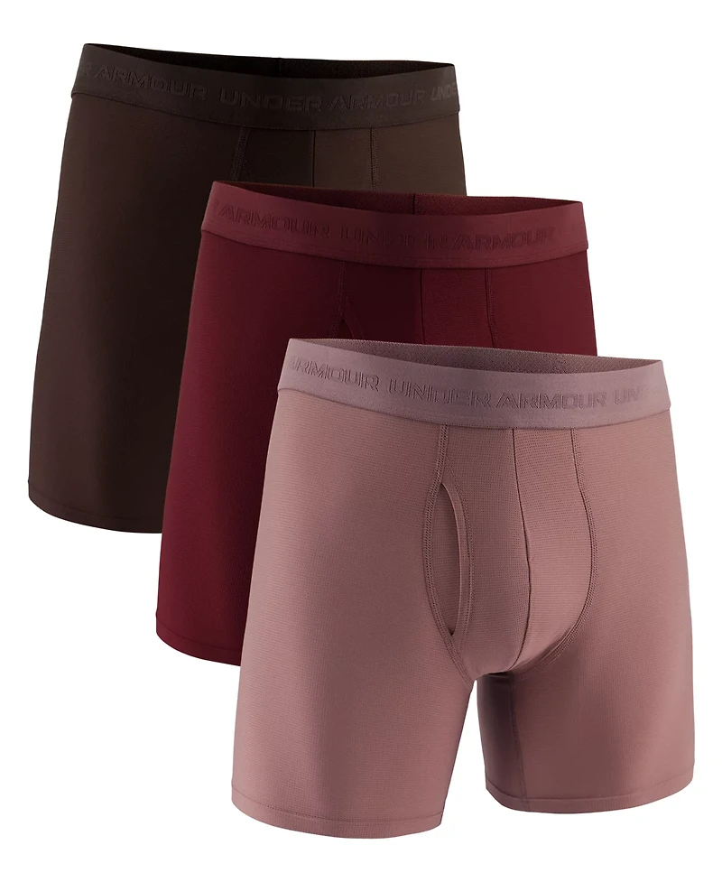Under Armour Men's Performance Tech Mesh+ Solid Briefs 3-Pack