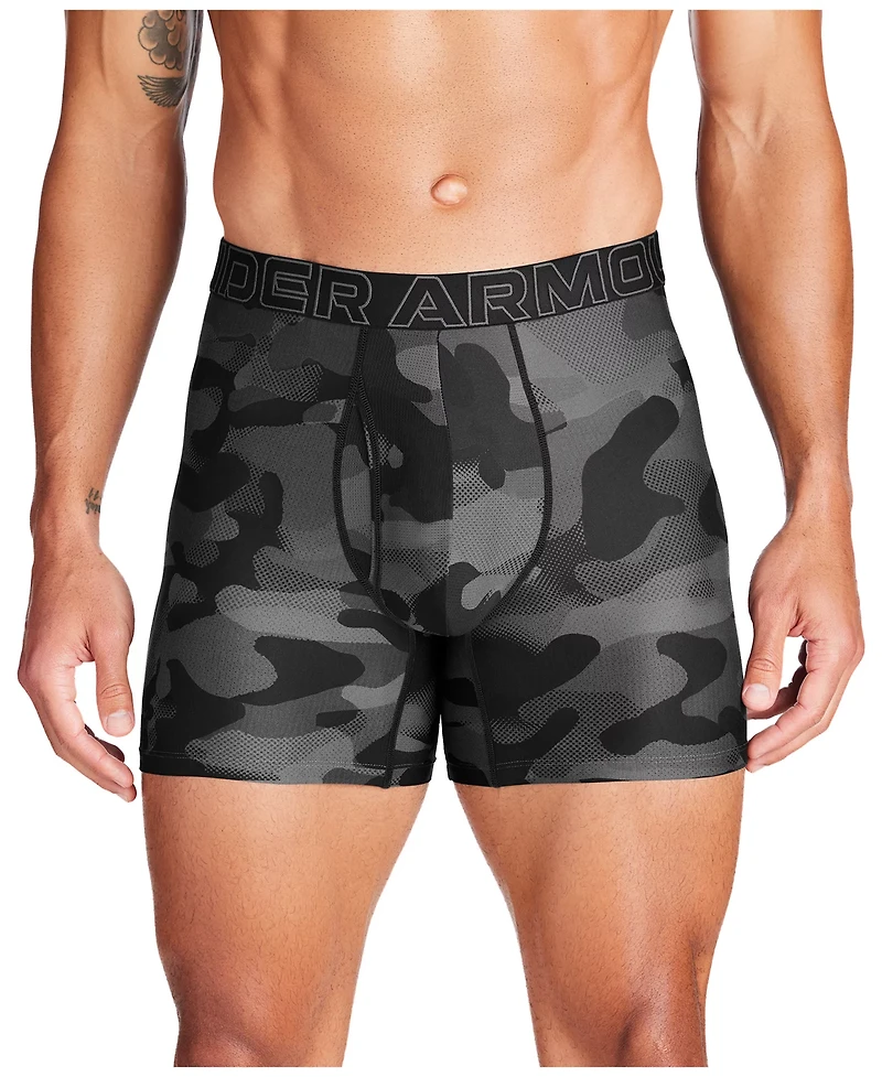 Under Armour Men’s Performance Tech Novelty 6 Boxer Briefs 3-Pack