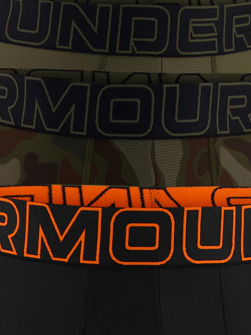 Under Armour Men’s Performance Tech Novelty 6 Boxer Briefs 3-Pack